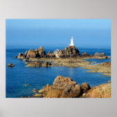 Corbiere Leuchtturm bei Ebbe Poster (Vorne)