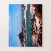 Corbiere Leuchtturm in Jersey Puzzle (Vertikal)