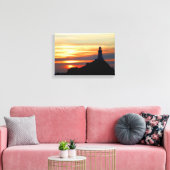 Corbiere lighthouse at sunset, Jersey Leinwanddruck (Insitu (Wohnzimmer))