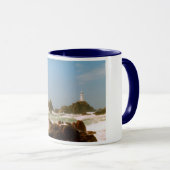 Corbiere Lighthouse in einem Wintersturm Tasse (VorderseiteRechts)
