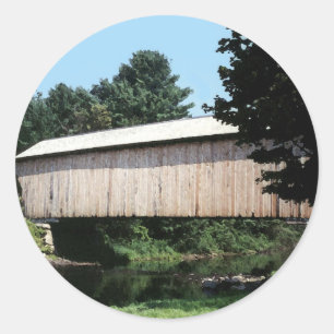 Corbin Covered Bridge Runder Aufkleber