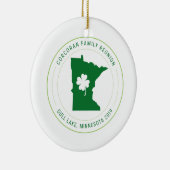 Corcoran Familien-Wiedersehen-Andenken-Verzierung Keramik Ornament (Rechts)