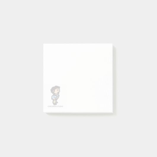 Corcoran Studio Post It Notizen 3"x3" (Vorderseite)