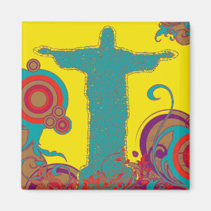 Corcovado Christ Statue Magnet
