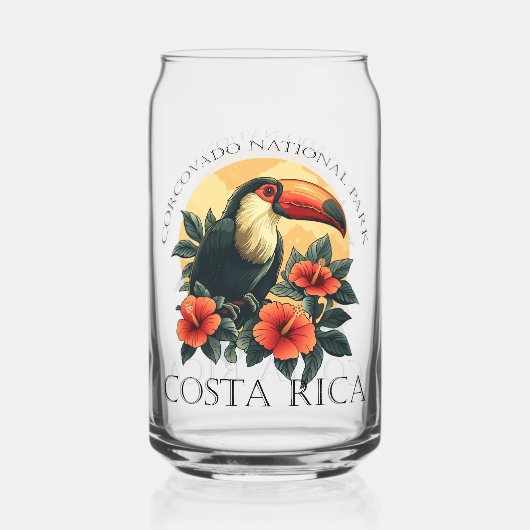 Corcovado Costa Rica Toucan Dosenglas (Vorderseite)