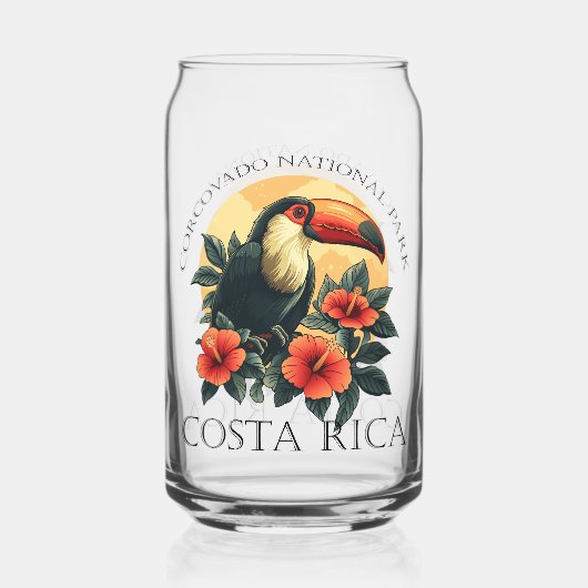 Corcovado Costa Rica Toucan Dosenglas (Rückseite)