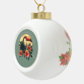 Corcovado Costa Rica Toucan Keramik Kugel-Ornament (Rechts)