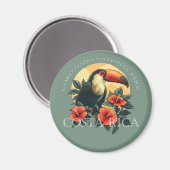 Corcovado Costa Rica Toucan Magnet (Vorderseite/Rückseite)