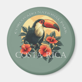 Corcovado Costa Rica Toucan Magnet