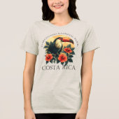 Corcovado Costa Rica Toucan Tri-Blend Shirt (Vorderseite)