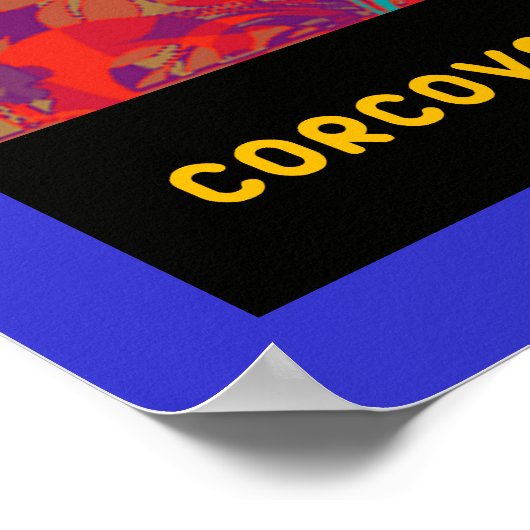 Corcovado graphic poster (Ecke)