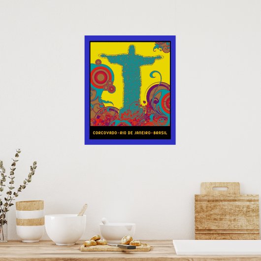 Corcovado graphic poster (Küche)