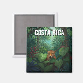 Corcovado Nationalpark Costa Rica Jaguar Magnet (Vorderseite/Rückseite)