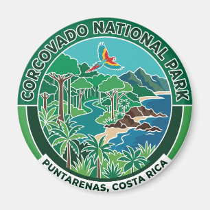 Corcovado-Nationalpark Costa Rica Magnet