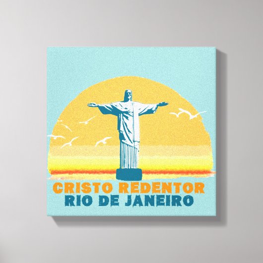 Corcovado - Rio - Brasil Leinwanddruck (Vorderseite)