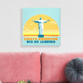 Corcovado - Rio - Brasil Leinwanddruck (Insitu (Wohnzimmer))