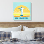 Corcovado - Rio - Brasil Leinwanddruck (Insitu (Schlafzimmer))
