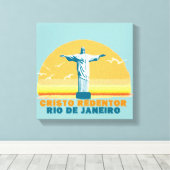 Corcovado - Rio - Brasil Leinwanddruck (Insitu (Holzboden))