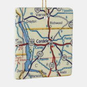 Cordele Georgia Keramikornament (Rechts)