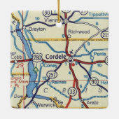 Cordele Georgia Keramikornament (Rückseite)