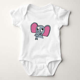 Cordelia Elephant Baby One-sie Baby Bodysuit Baby Strampler