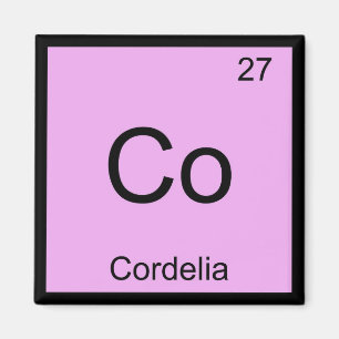 Cordelia Name Chemie Element Periodensystem Magnet