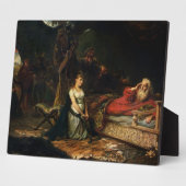 Cordelia und König Lear (Öl auf Leinwand) Fotoplatte (Seite)