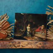 Cordelia und König Lear (Öl auf Leinwand) Fotoplatte (Seite)