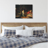 Cordelia und König Lear (Öl auf Leinwand) Leinwanddruck (Insitu (Schlafzimmer))
