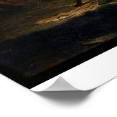 Cordelia und König Lear (Öl auf Leinwand) Poster (Ecke)