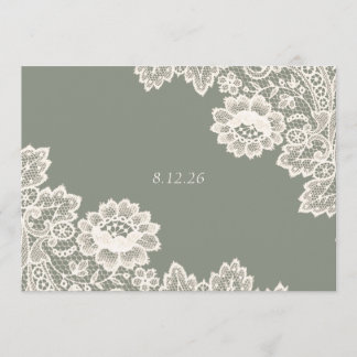 Cordelias Spitzenhochzeit Save The Date