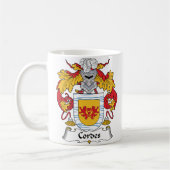 Cordes Familienwappen Kaffeetasse (Links)