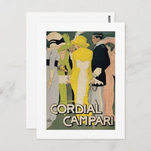 Cordial Campari 2 Postkarte (Vorne/Hinten)