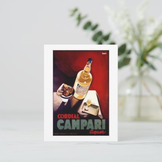 Cordial Campari Postkarte (Stehend Vorderseite)
