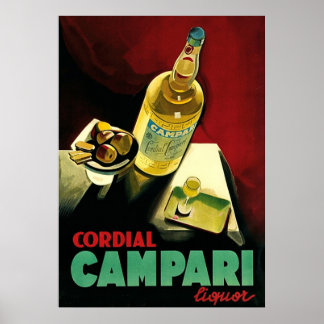 Cordial Liqour ~ Vintage Alkoholwerbung. Poster