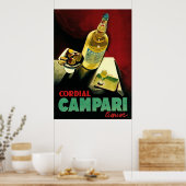 Cordial Liqour ~ Vintage Alkoholwerbung. Poster (Küche)