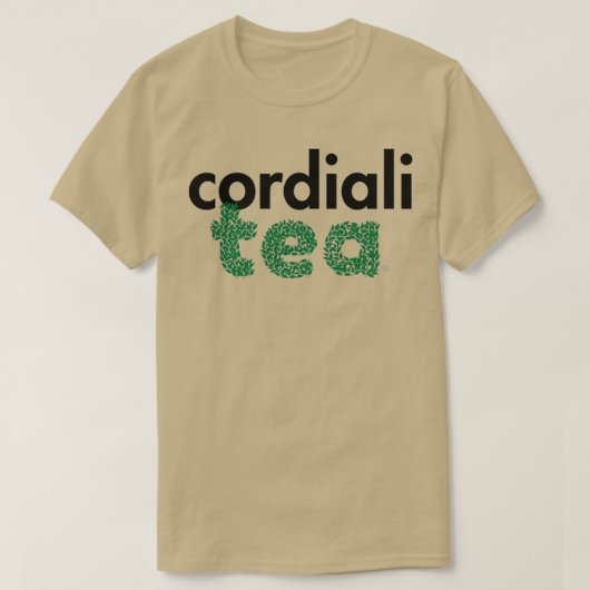Cordiality Tee Liebhaber schwarz (Design vorne)