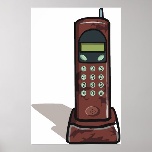 Cordless Telephone Poster (Vorne)