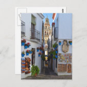 Cordoba Blume Street Postkarte (Vorne/Hinten)