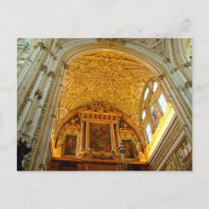 Cordoba Cathedral, Spanien Postkarte