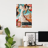 Cordoba Festival Plakat 1952 Spanien Kunst Spanisc (Heimbüro)