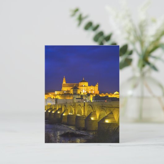 Cordoba in der Nacht Postkarte (Stehend Vorderseite)