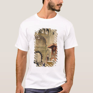 Cordoba: Mönch, der an einem christlichen Altar i T-Shirt