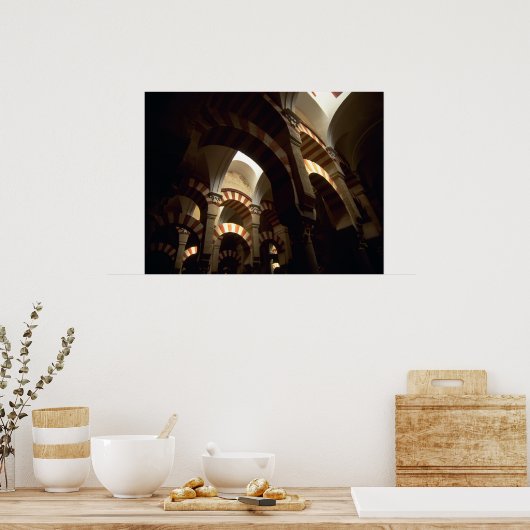 Cordoba-Moschee 2 Poster (Küche)