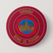 Córdoba RundEmblem Button (Vorderseite)