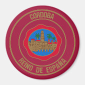 Córdoba RundEmblem Magnet (Vorne)