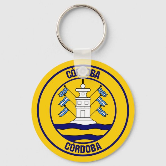 Córdoba RundEmblem Schlüsselanhänger (Vorderseite)