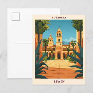 Cordoba Spanien Elegante Kunst, Dichtung und Musik Postkarte