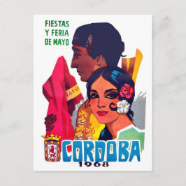 Cordoba, Spanien, Festspielpaar, Jahrgang Postkarte