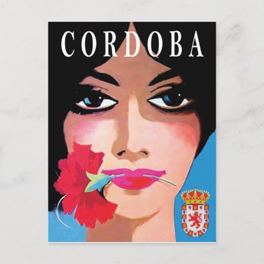 Cordoba, Spanien, gegenüber einer wunderschönen Fr Postkarte (Vorderseite)